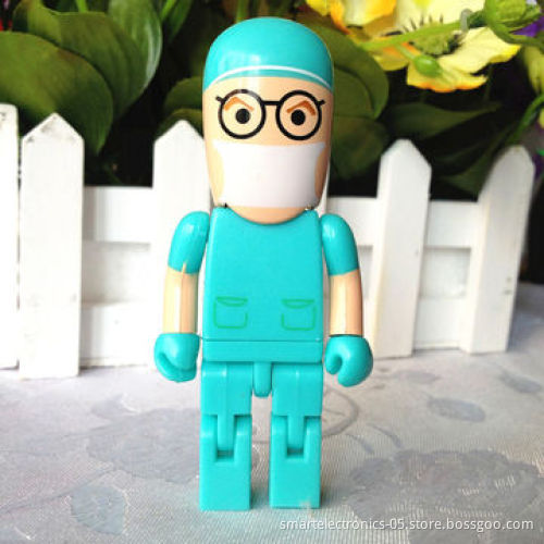 Doctor USB flash drives, 5-year warranty, free custom, printing, package, grade A, 64MB-128GB/gifts